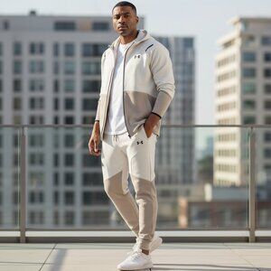 Under Armour Unstoppable Fleece Sweatsuit Mens Size 3XLT Tracksuit Matching Set